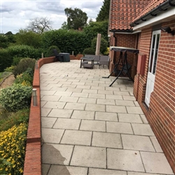 And here is the after photo of a patio area, Copdock, Near Ipswich